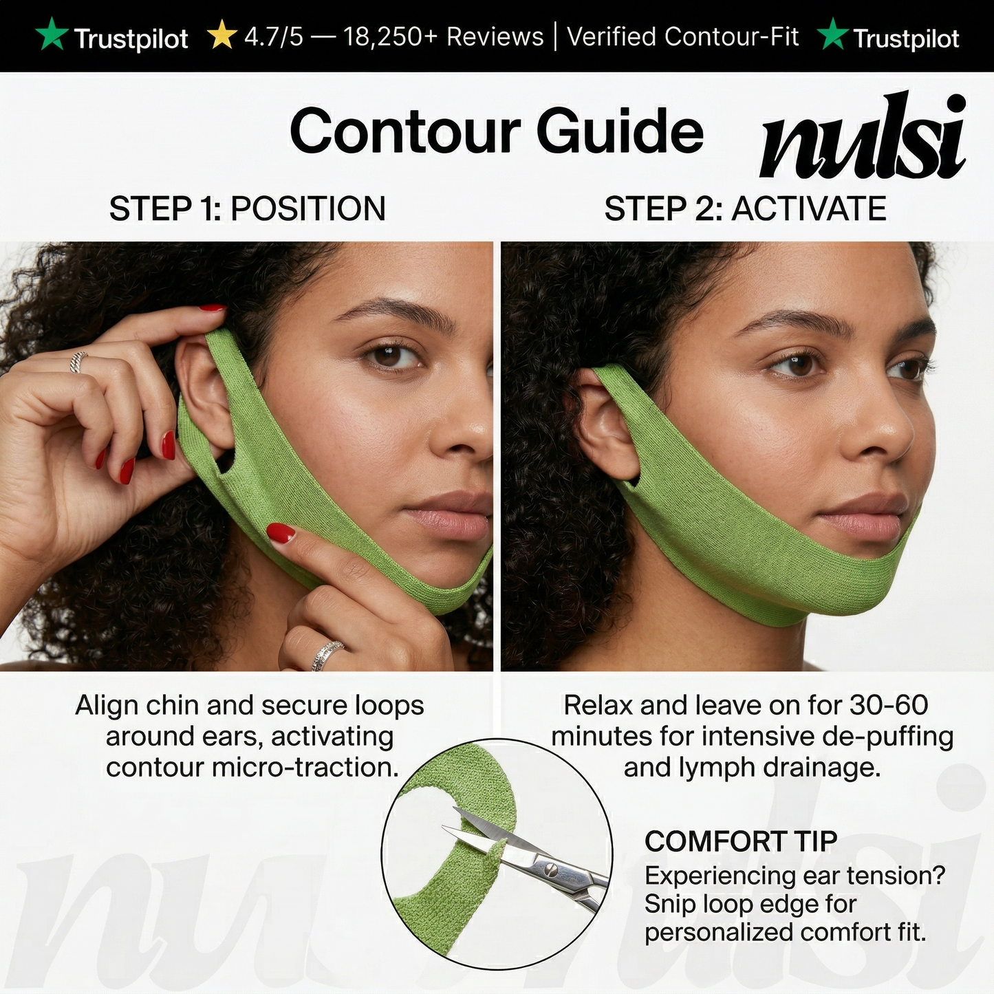 Nulsi Cactox V-Lift Jawline Mask