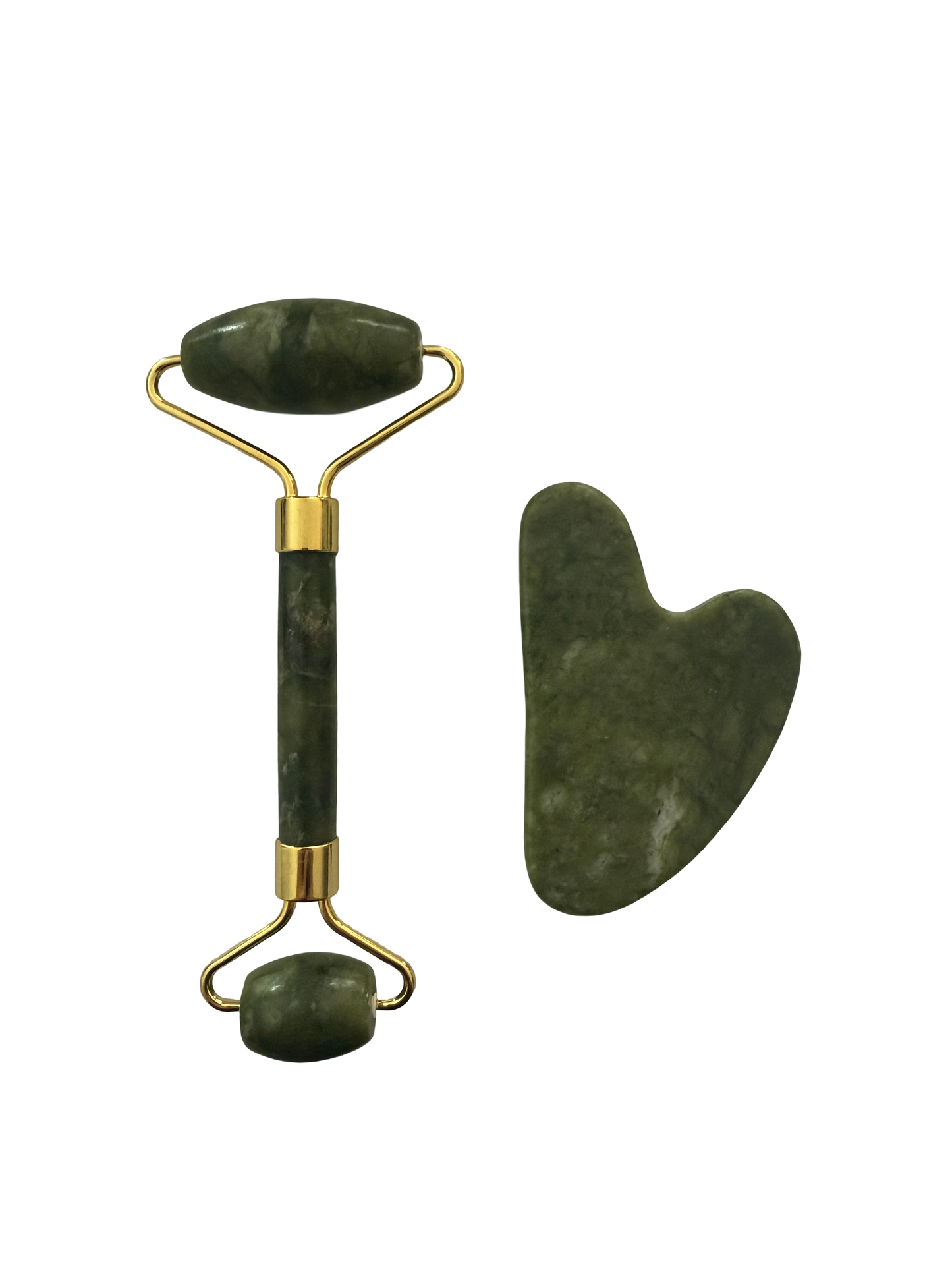 Lymphatic Drainaging Skin Rejuvenation Gua Sha + Jade Roller